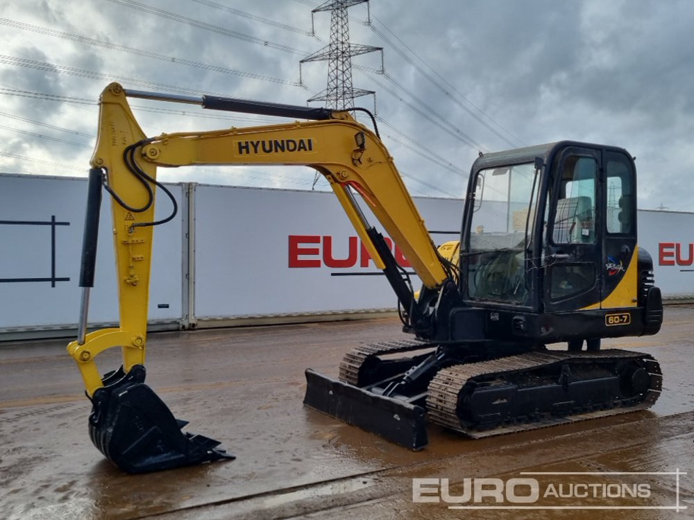 Hyundai R60-7 - Mini pelle: photos 1 Hyundai R60-7 - Mini pelle: photos 1