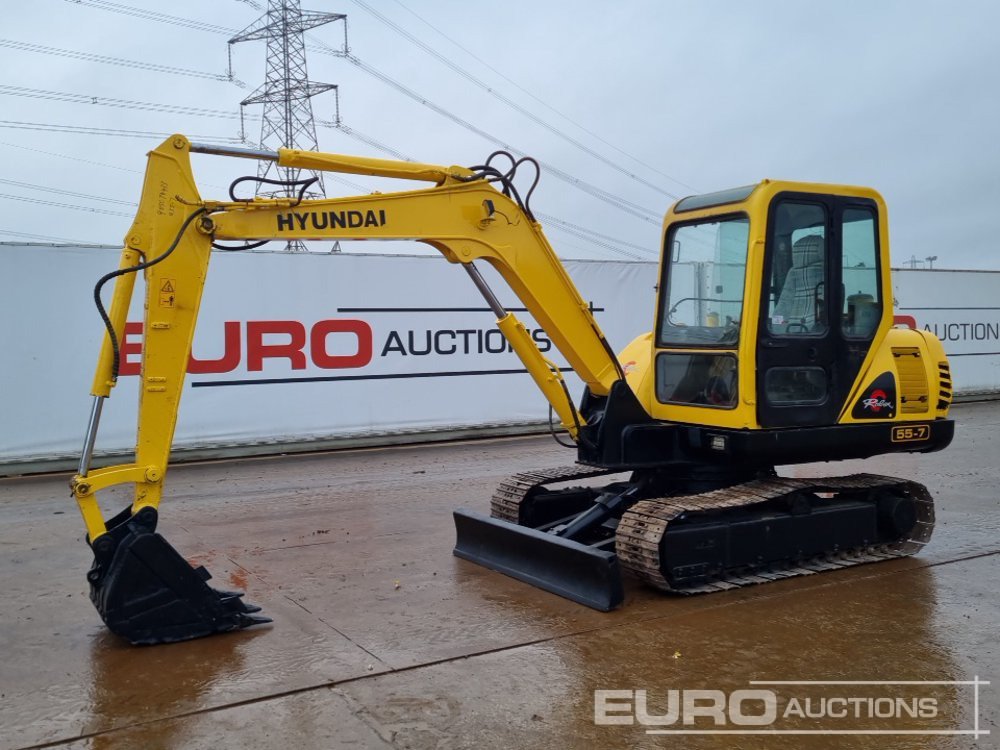 Hyundai Robex R55-7 - Mini pelle: photos 1 Hyundai Robex R55-7 - Mini pelle: photos 1