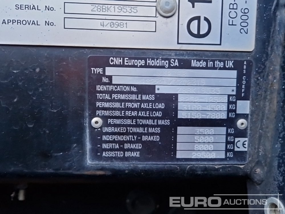 Tracteur agricole New Holland T6080: photos 42 Tracteur agricole New Holland T6080: photos 42