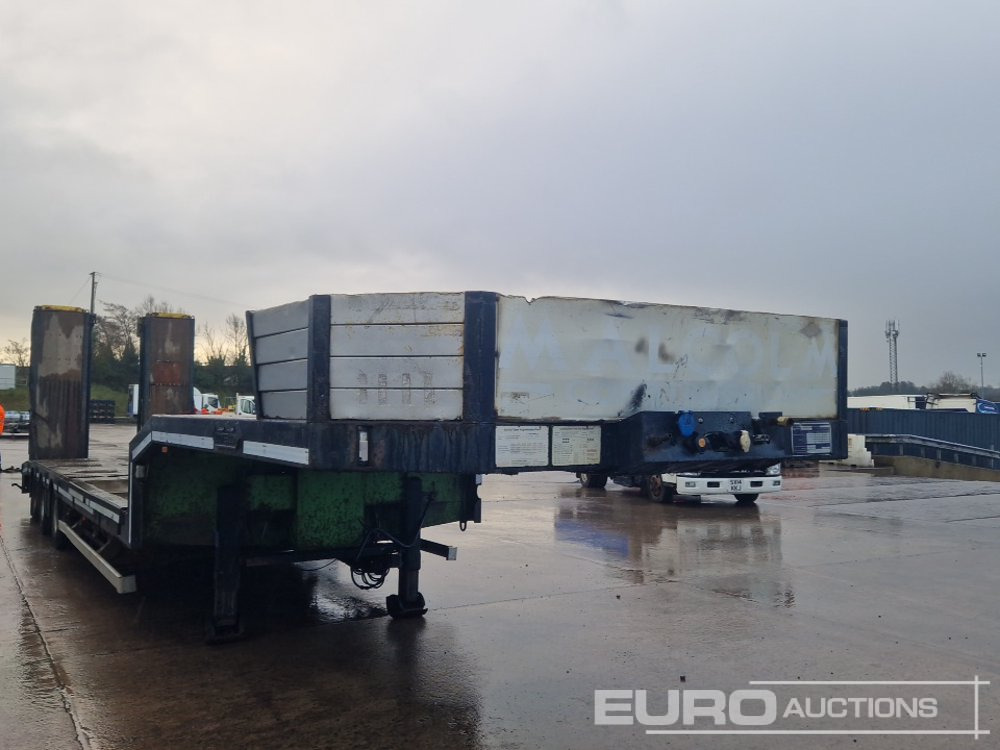 Nooteboom Tri Axle Extendable Stepframe Low Loader Trailer, Hydraulic Fliptoe Ramps - Semi-remorque surbaissé: photos 5 Nooteboom Tri Axle Extendable Stepframe Low Loader Trailer, Hydraulic Fliptoe Ramps - Semi-remorque surbaissé: photos 5
