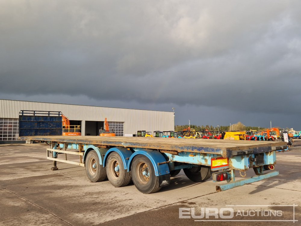 SDC 45' Tri Axle Flat Trailer, BPW Axles - Semi-remorque plateau: photos 2 SDC 45' Tri Axle Flat Trailer, BPW Axles - Semi-remorque plateau: photos 2