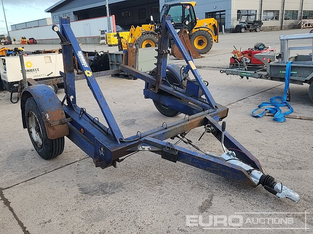 SEB CD-70 Single Axle Cable Trailer - Remorque porte engin: photos 4 SEB CD-70 Single Axle Cable Trailer - Remorque porte engin: photos 4