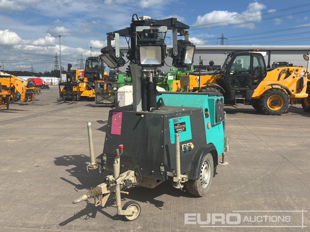 SMC Single Axle LED Lighting Tower, Perkins Engine - Mat d'éclairage: photos 1 SMC Single Axle LED Lighting Tower, Perkins Engine - Mat d'éclairage: photos 1