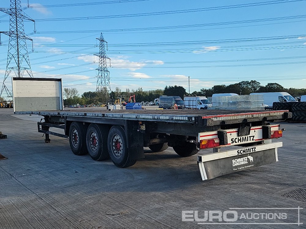 Schmitz Tri Axle Flatbed Trailer - Semi-remorque plateau: photos 3 Schmitz Tri Axle Flatbed Trailer - Semi-remorque plateau: photos 3