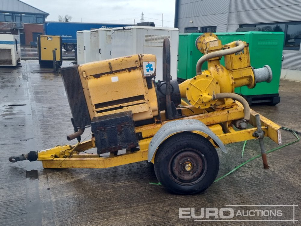 Selwood Single Axle 6" Water Pump, Hatz Engine - Pompe à eau: photos 2 Selwood Single Axle 6" Water Pump, Hatz Engine - Pompe à eau: photos 2