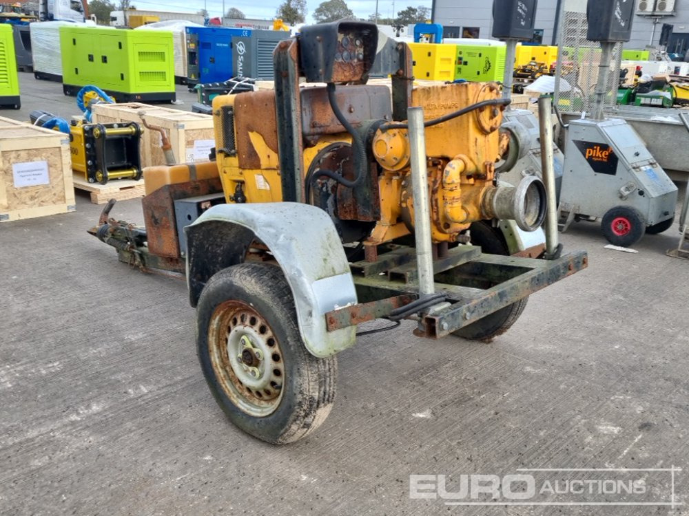 Single Axle 4" Water Pump, Hatz Engine - Pompe à eau: photos 3 Single Axle 4" Water Pump, Hatz Engine - Pompe à eau: photos 3