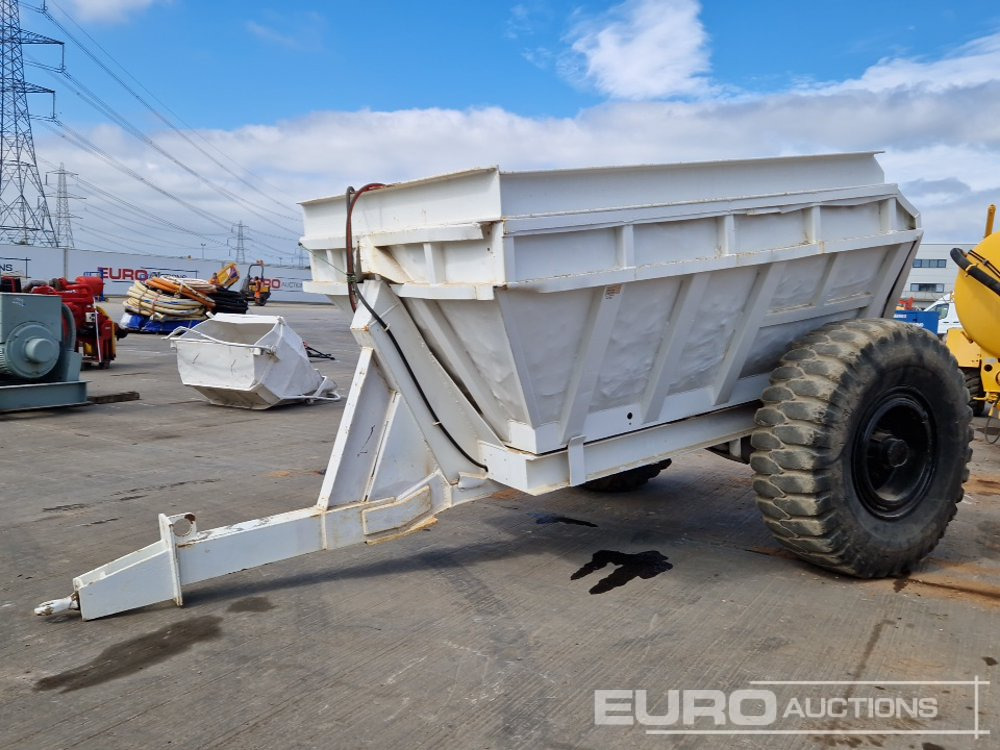 Single Axle Draw Bar Hydraulic Tipping Trailer - Remorque agricole: photos 1 Single Axle Draw Bar Hydraulic Tipping Trailer - Remorque agricole: photos 1