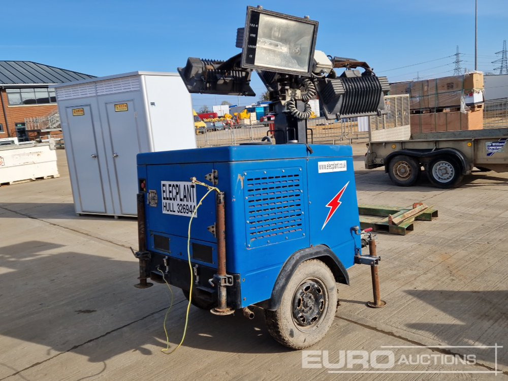 Single Axle Lighting Tower, Yanmar Engine - Mat d'éclairage: photos 5 Single Axle Lighting Tower, Yanmar Engine - Mat d'éclairage: photos 5