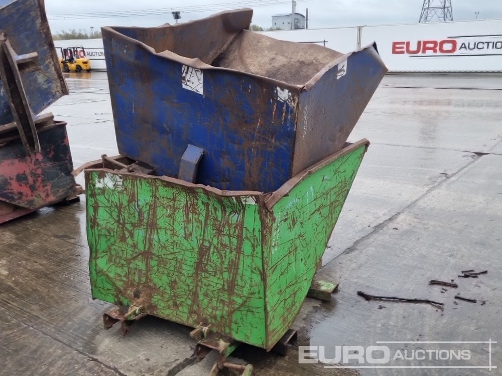 Skip to suit Forklift (2 of) - Benne basculante: photos 5 Skip to suit Forklift (2 of) - Benne basculante: photos 5