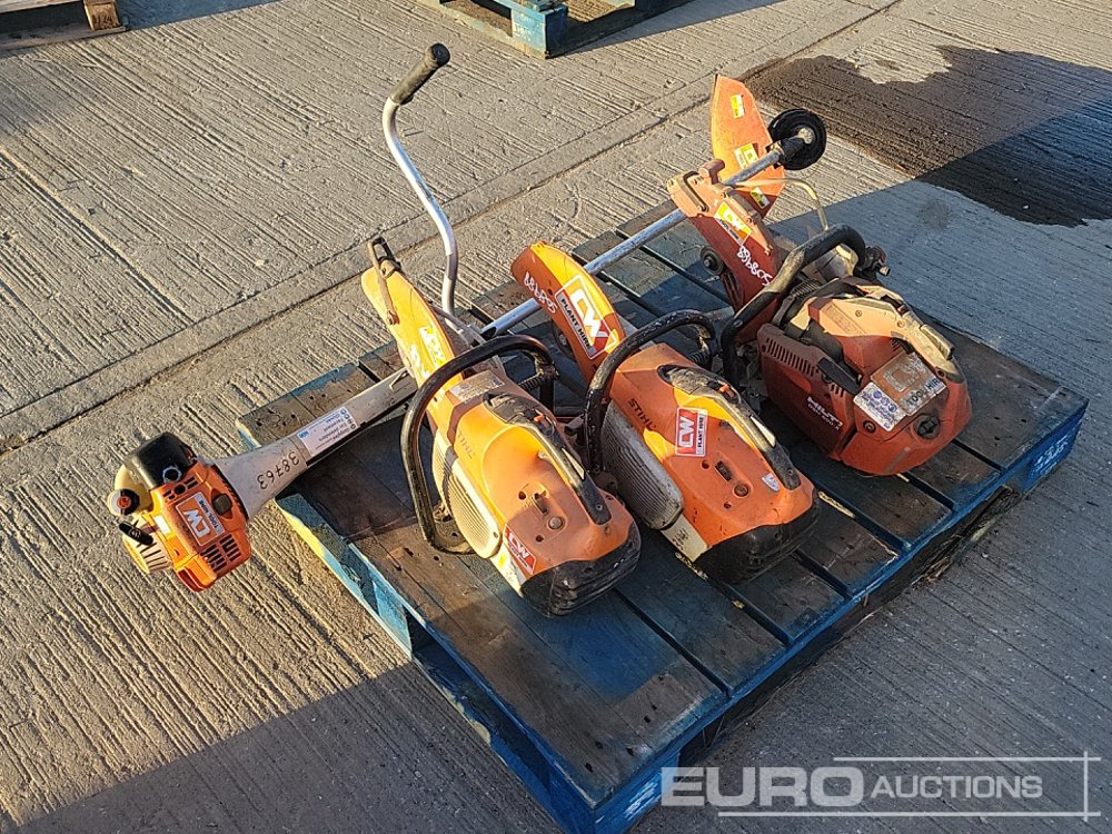 Stihl FS310 Petrol Strimmer, Stihl TS410 Petrol Quick Cut Saw (2 of), Hilti DSH600-X Petrol Quick Cut Saw - L'équipement de construction: photos 3 Stihl FS310 Petrol Strimmer, Stihl TS410 Petrol Quick Cut Saw (2 of), Hilti DSH600-X Petrol Quick Cut Saw - L'équipement de construction: photos 3