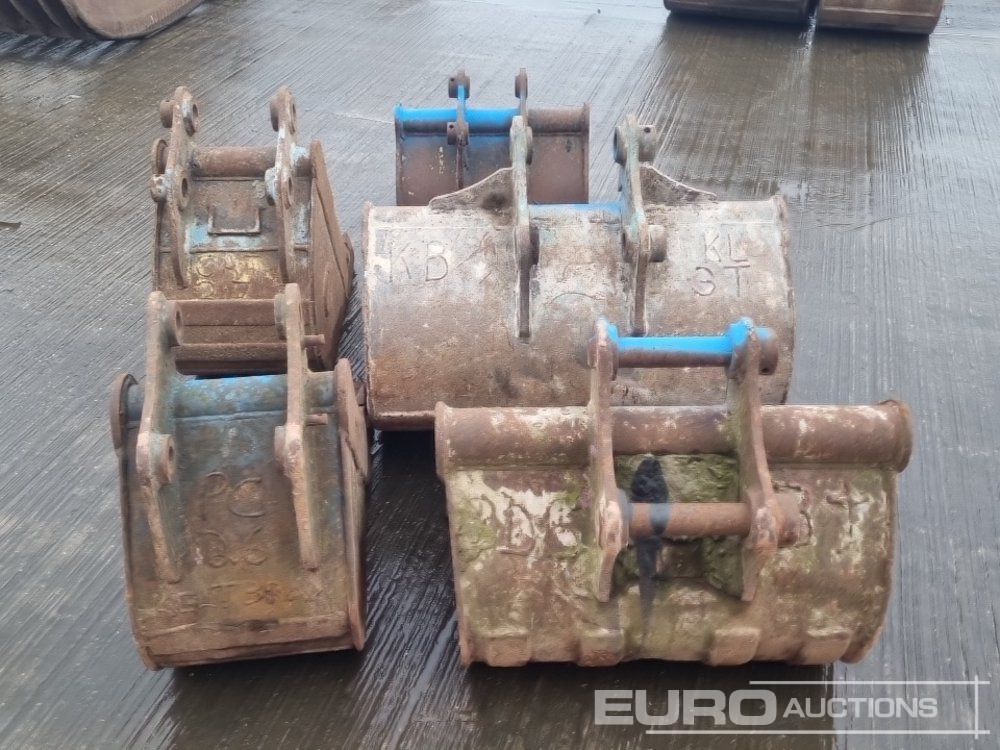 Strickland 30", 24", 18", 12", 12" Digging Bucket 30-40mm Pin to suit Mini Excavator - Godet: photos 4 Strickland 30", 24", 18", 12", 12" Digging Bucket 30-40mm Pin to suit Mini Excavator - Godet: photos 4