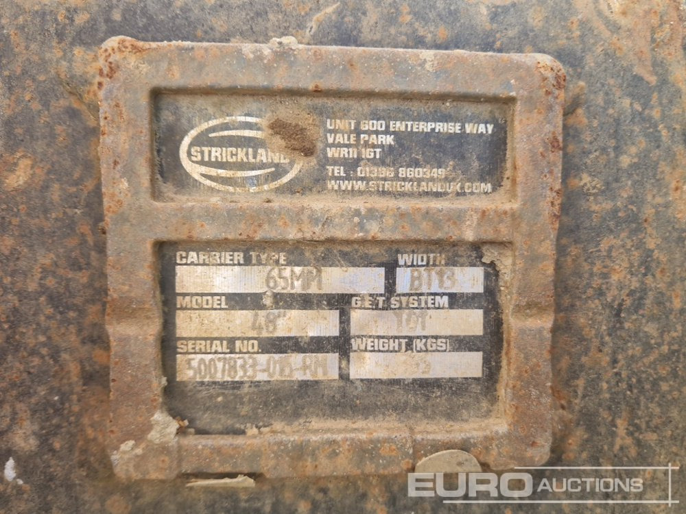 Godet Strickland 48" Digging Bucket 65mm Pin to suit 13 Ton Excavator: photos 11