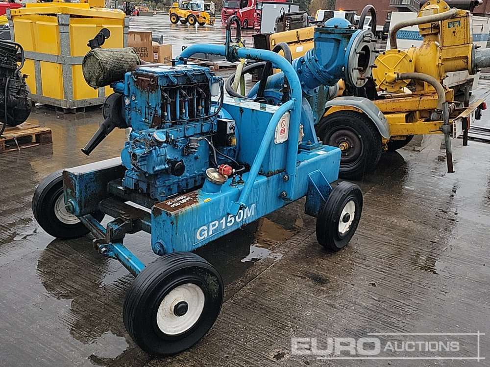 Twin Axle 6" Water Pump, Lister Engine - Pompe à eau: photos 1 Twin Axle 6" Water Pump, Lister Engine - Pompe à eau: photos 1