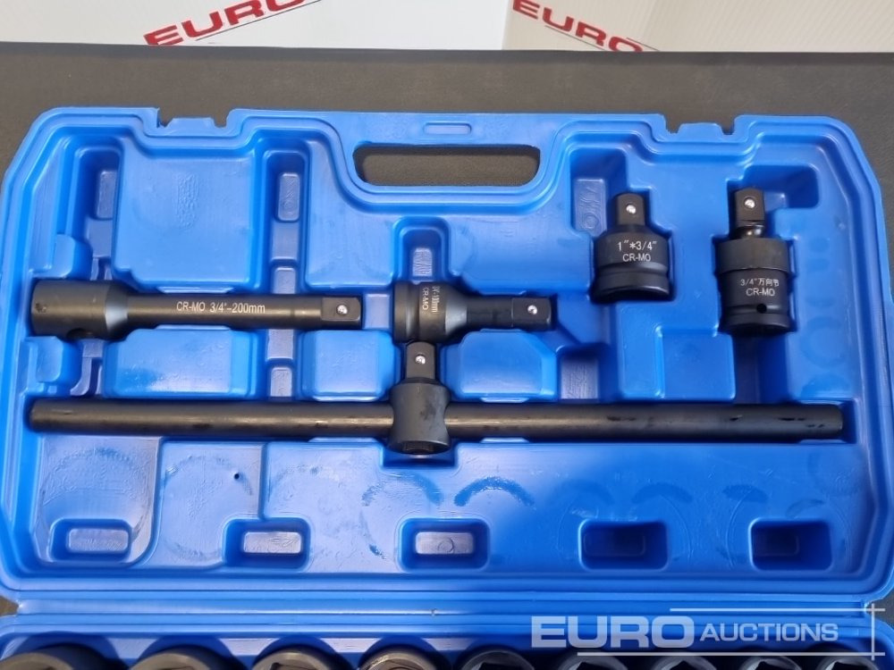 Équipement de garage Unused 2025 Boss 3/4" 30pc Heavy Duty Pneumatic Socket Set, 4" Connecting Rod, 8" Connecting Rod, Ratchet Wrench, 20" Sliding Rod, 18" Bending Rod Universal Coupling, Adapter1-3/4": photos 7 Équipement de garage Unused 2025 Boss 3/4" 30pc Heavy Duty Pneumatic Socket Set, 4" Connecting Rod, 8" Connecting Rod, Ratchet Wrench, 20" Sliding Rod, 18" Bending Rod Universal Coupling, Adapter1-3/4": photos 7