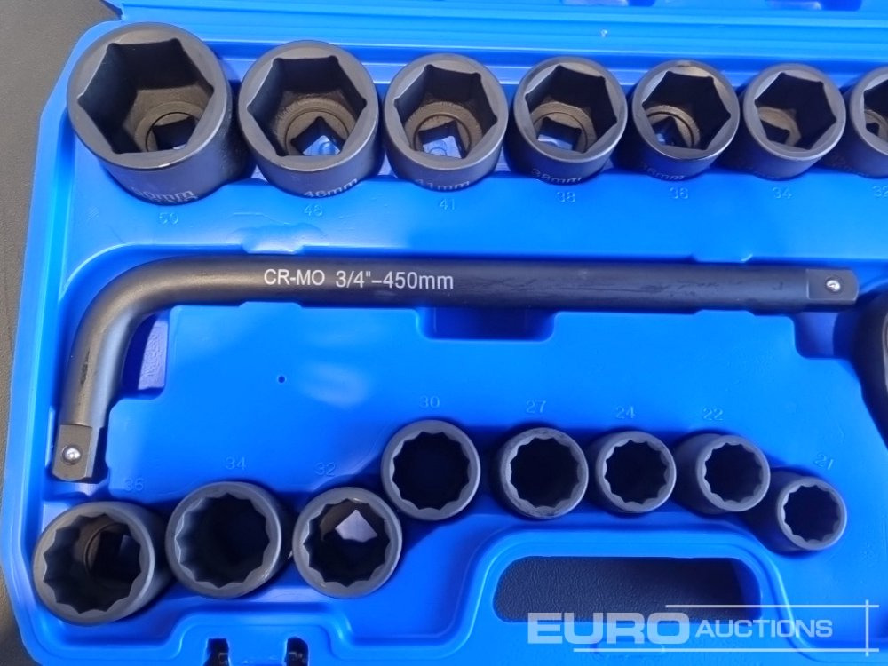Équipement de garage Unused 2025 Boss 3/4" 30pc Heavy Duty Pneumatic Socket Set, 4" Connecting Rod, 8" Connecting Rod, Ratchet Wrench, 20" Sliding Rod, 18" Bending Rod Universal Coupling, Adapter1-3/4": photos 9 Équipement de garage Unused 2025 Boss 3/4" 30pc Heavy Duty Pneumatic Socket Set, 4" Connecting Rod, 8" Connecting Rod, Ratchet Wrench, 20" Sliding Rod, 18" Bending Rod Universal Coupling, Adapter1-3/4": photos 9