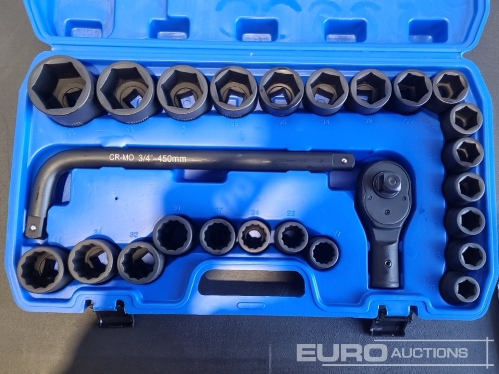 Équipement de garage Unused 2025 Boss 3/4" 30pc Heavy Duty Pneumatic Socket Set, 4" Connecting Rod, 8" Connecting Rod, Ratchet Wrench, 20" Sliding Rod, 18" Bending Rod Universal Coupling, Adapter1-3/4": photos 8 Équipement de garage Unused 2025 Boss 3/4" 30pc Heavy Duty Pneumatic Socket Set, 4" Connecting Rod, 8" Connecting Rod, Ratchet Wrench, 20" Sliding Rod, 18" Bending Rod Universal Coupling, Adapter1-3/4": photos 8