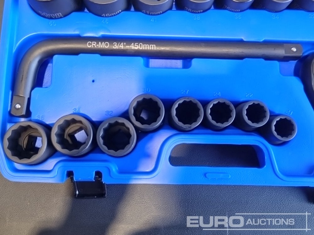 Équipement de garage Unused 2025 Boss 3/4" 30pc Heavy Duty Pneumatic Socket Set, 4" Connecting Rod, 8" Connecting Rod, Ratchet Wrench, 20" Sliding Rod, 18" Bending Rod Universal Coupling, Adapter1-3/4": photos 14 Équipement de garage Unused 2025 Boss 3/4" 30pc Heavy Duty Pneumatic Socket Set, 4" Connecting Rod, 8" Connecting Rod, Ratchet Wrench, 20" Sliding Rod, 18" Bending Rod Universal Coupling, Adapter1-3/4": photos 14