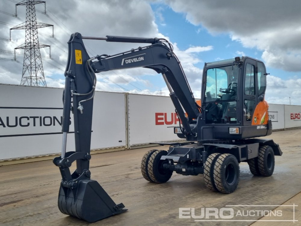 Unused 2025 Develon DX60WN ECO-1 - Pelle sur pneus: photos 1 Unused 2025 Develon DX60WN ECO-1 - Pelle sur pneus: photos 1