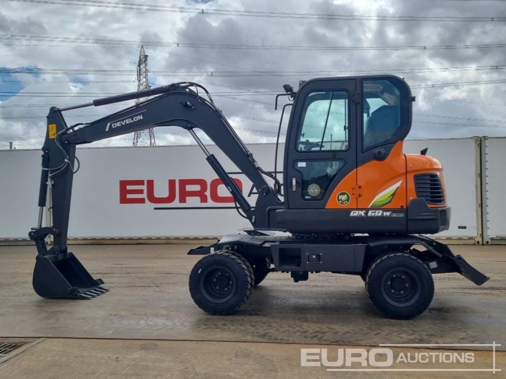 Unused 2025 Develon DX60WN ECO-1 - Pelle sur pneus: photos 2 Unused 2025 Develon DX60WN ECO-1 - Pelle sur pneus: photos 2