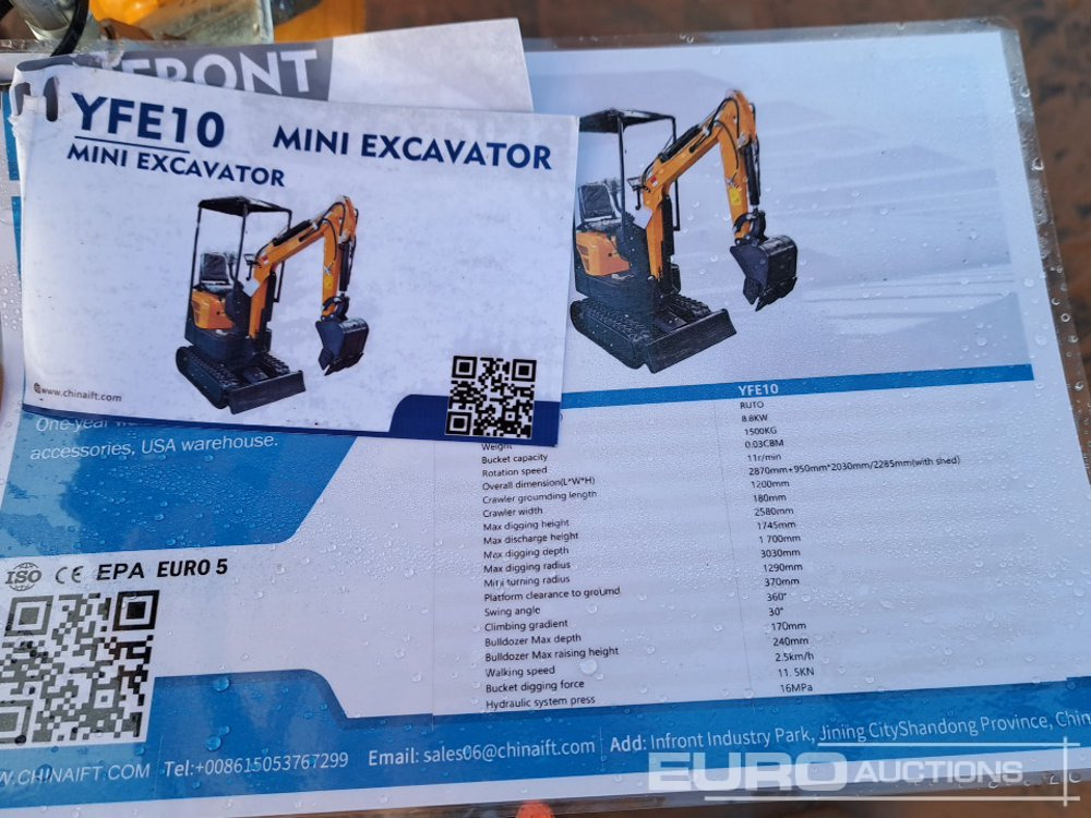 Mini pelle Unused 2025 Infront YFE10: photos 48