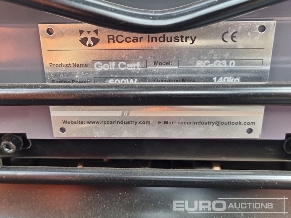 Unused 2025 Raccoon RC-G3.0 - Voiturette de golf: photos 1 Unused 2025 Raccoon RC-G3.0 - Voiturette de golf: photos 1