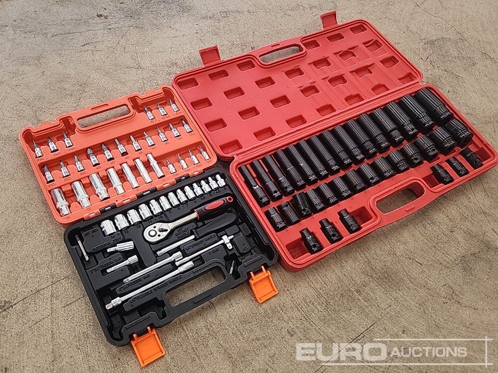 Unused 35pc Long Reach Socket Set & 53 Pc Socket and Bit Set - Équipement de garage: photos 1 Unused 35pc Long Reach Socket Set & 53 Pc Socket and Bit Set - Équipement de garage: photos 1