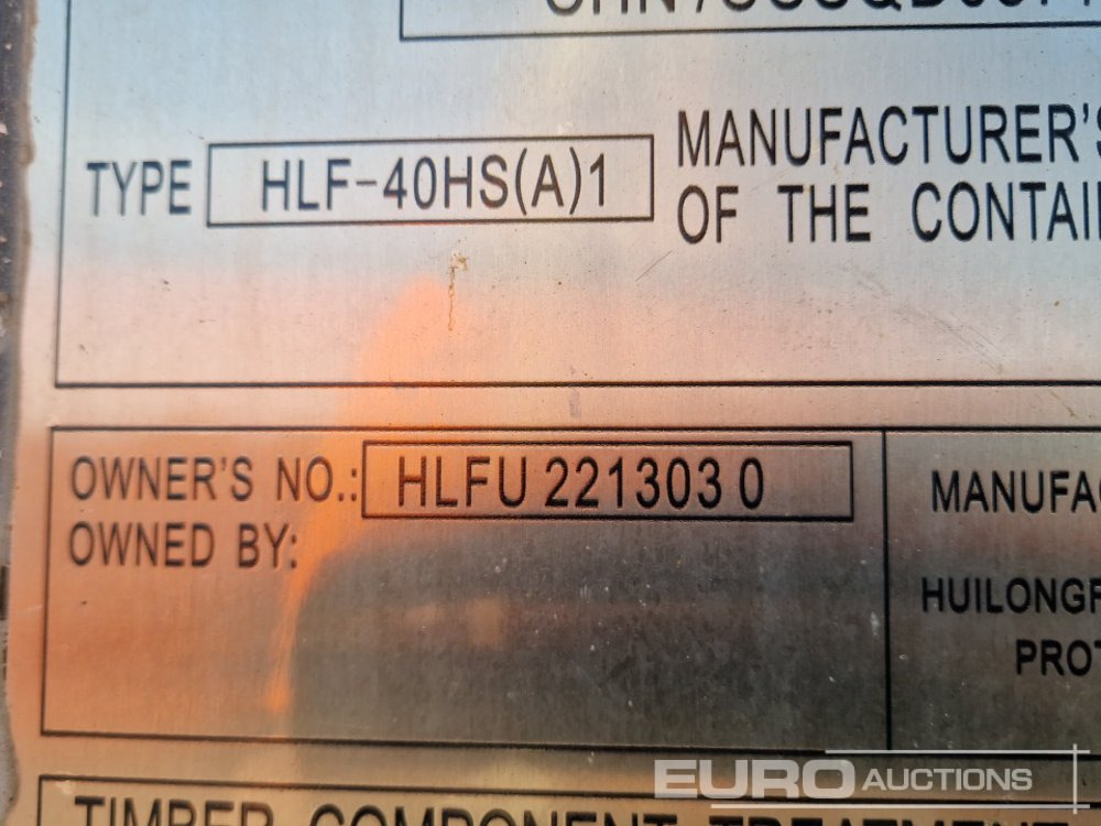 Conteneur maritime Unused 40ft HC Container, 4 Side Doors, 1 End Door (Cannot Be Reconsigned): photos 14