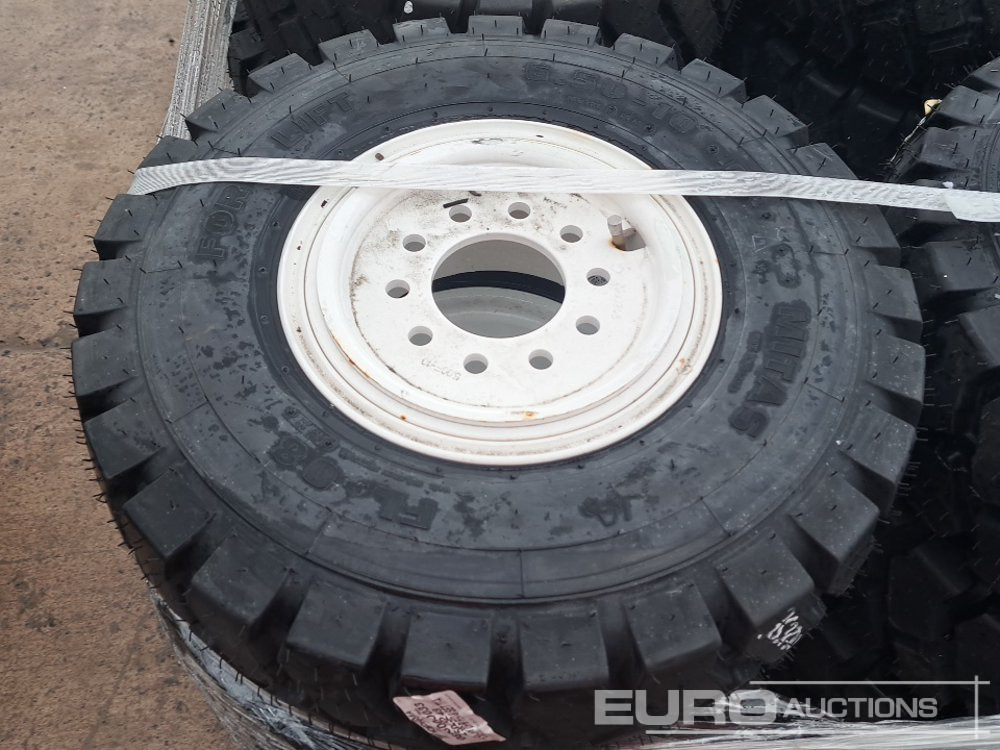 Unused 6.50-10 Mitas Tyre & Rim to suit Forklift (20 of) - Pneu: photos 5 Unused 6.50-10 Mitas Tyre & Rim to suit Forklift (20 of) - Pneu: photos 5