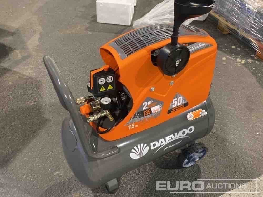 Unused Daewoo DAAC50DN 50 Litre 230 Volt Compressor (1 of) - Compresseur d'air: photos 2 Unused Daewoo DAAC50DN 50 Litre 230 Volt Compressor (1 of) - Compresseur d'air: photos 2