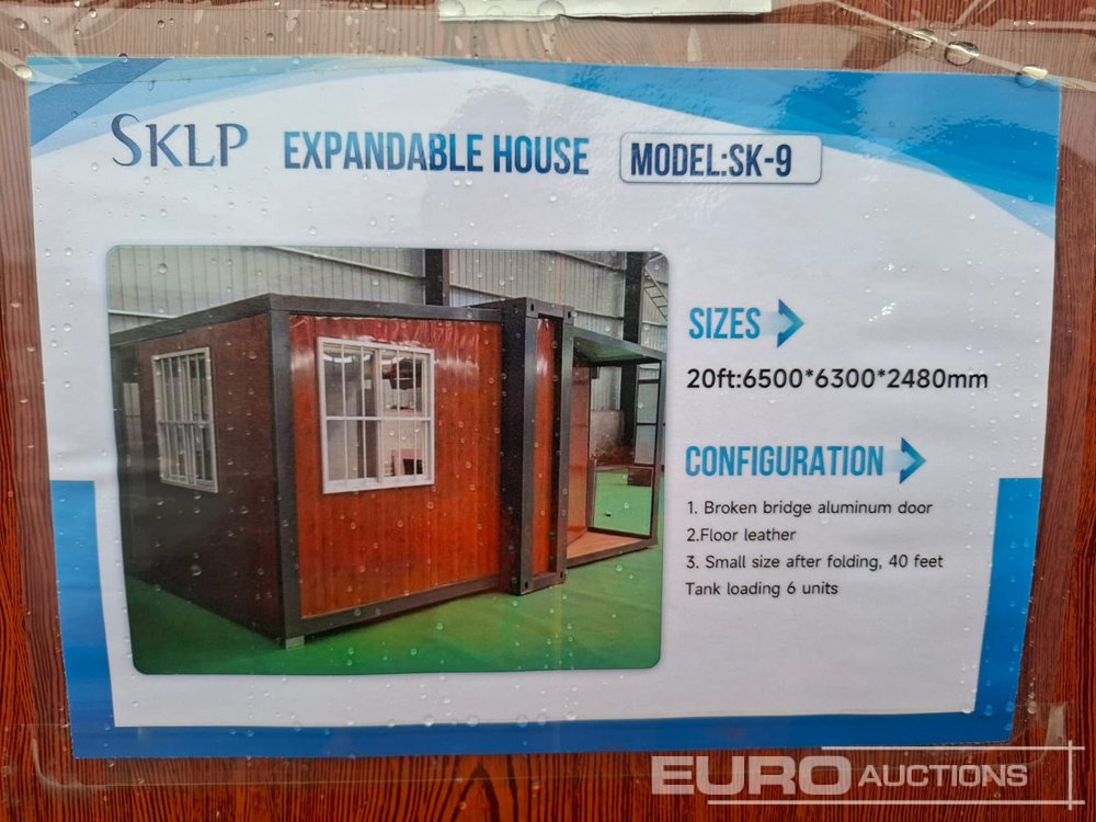 Unused Expandable House (Cannot Be Reconsigned) - Conteneur maritime: photos 1 Unused Expandable House (Cannot Be Reconsigned) - Conteneur maritime: photos 1