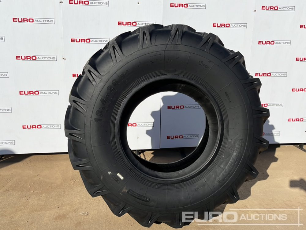 Unused Top Trust 18.4-26-10PR R1 Backhoe Loader Tyre (2 of) - Pneu: photos 2 Unused Top Trust 18.4-26-10PR R1 Backhoe Loader Tyre (2 of) - Pneu: photos 2
