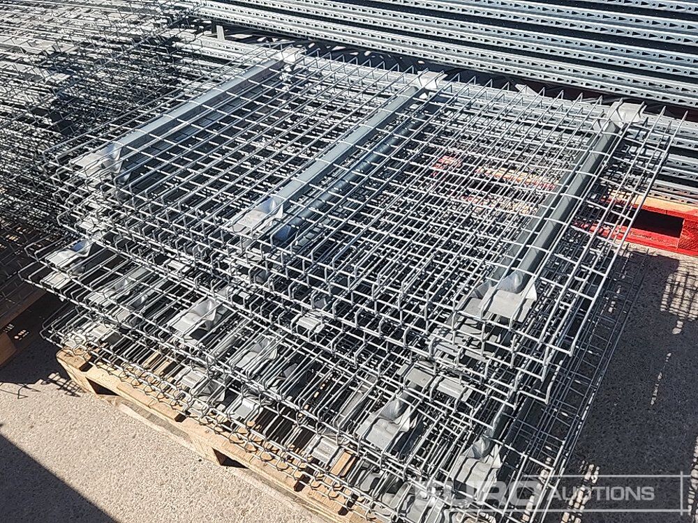 Warehouse Racking, 19 Uprights, 63 Cross Members, Mesh Shelving - L'équipement de construction: photos 5 Warehouse Racking, 19 Uprights, 63 Cross Members, Mesh Shelving - L'équipement de construction: photos 5