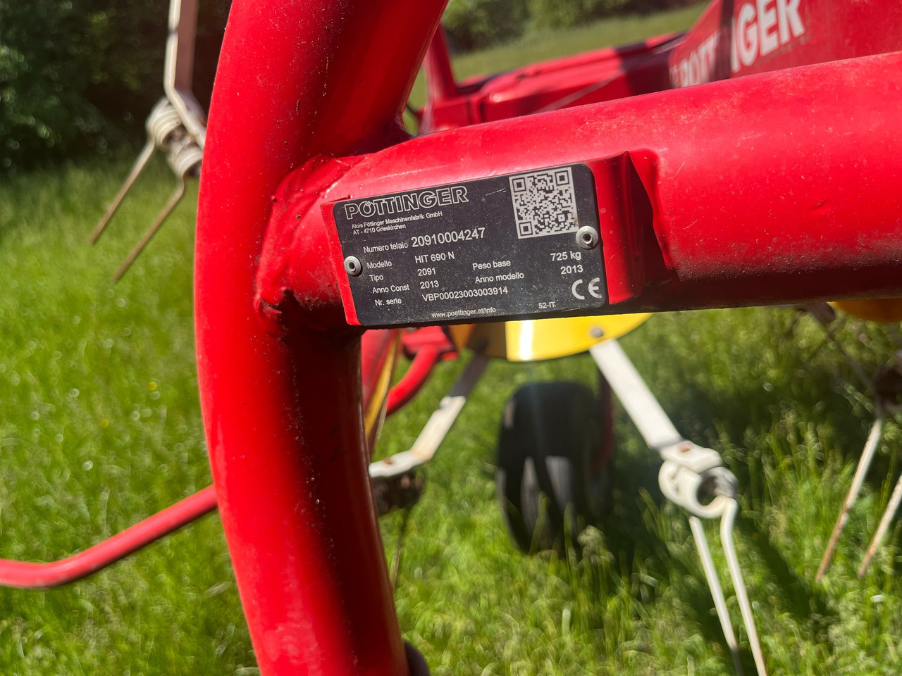 Voltafieno usato Pottinger Hit 690 N - Faneuse: photos 5 Voltafieno usato Pottinger Hit 690 N - Faneuse: photos 5