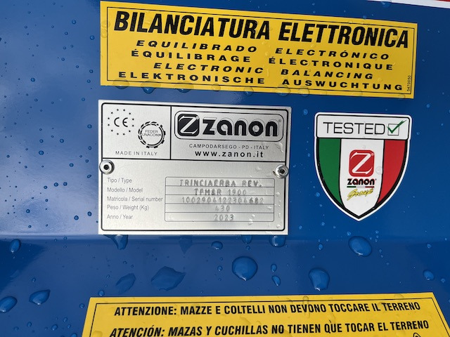Zanon TFM2R 1900 - Broyeur à axe horizontal: photos 3 Zanon TFM2R 1900 - Broyeur à axe horizontal: photos 3