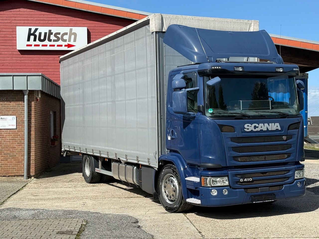 Scania G410 /4x2/ Jumbozug mit durchladbarem Anh. - Camion à rideaux coulissants: photos 2 Scania G410 /4x2/ Jumbozug mit durchladbarem Anh. - Camion à rideaux coulissants: photos 2