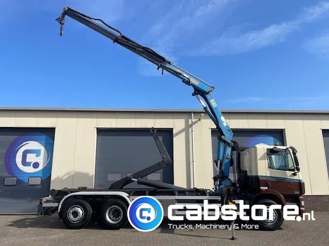 DAF CF 85.340 6X2 Euro 3 - Haakarm containersystem - Hooklift - Abrollkipper - Year 2004 - HMF 1680-K2 Crane - Grua - Ladekran - Autolaadkraan - Camion ampliroll, Camion grue: photos 5 DAF CF 85.340 6X2 Euro 3 - Haakarm containersystem - Hooklift - Abrollkipper - Year 2004 - HMF 1680-K2 Crane - Grua - Ladekran - Autolaadkraan - Camion ampliroll, Camion grue: photos 5