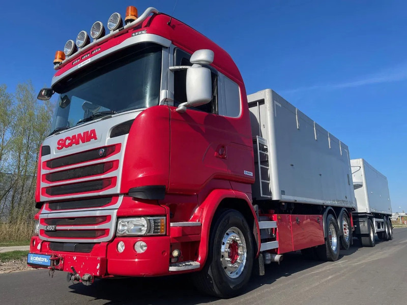 Scania R450 LB6X2*4HNB Euro 6 - Year 2016 - RETARDER - ALUMINIUM kipper + FLOOR kipper aanhangwagen - Good Condition !! - Camion benne: photos 3 Scania R450 LB6X2*4HNB Euro 6 - Year 2016 - RETARDER - ALUMINIUM kipper + FLOOR kipper aanhangwagen - Good Condition !! - Camion benne: photos 3