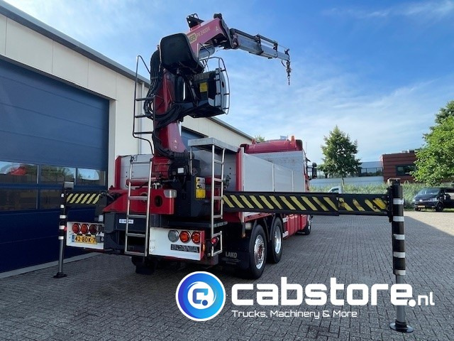 Camion plateau, Camion grue Scania R520 LB6X2*4HNB Euro 6 - Bouwjaar 2013 - Highline - Opticruise  - Open box + Palfinger PK 24001-K B Autolaadkraan - Good condition !: photos 8