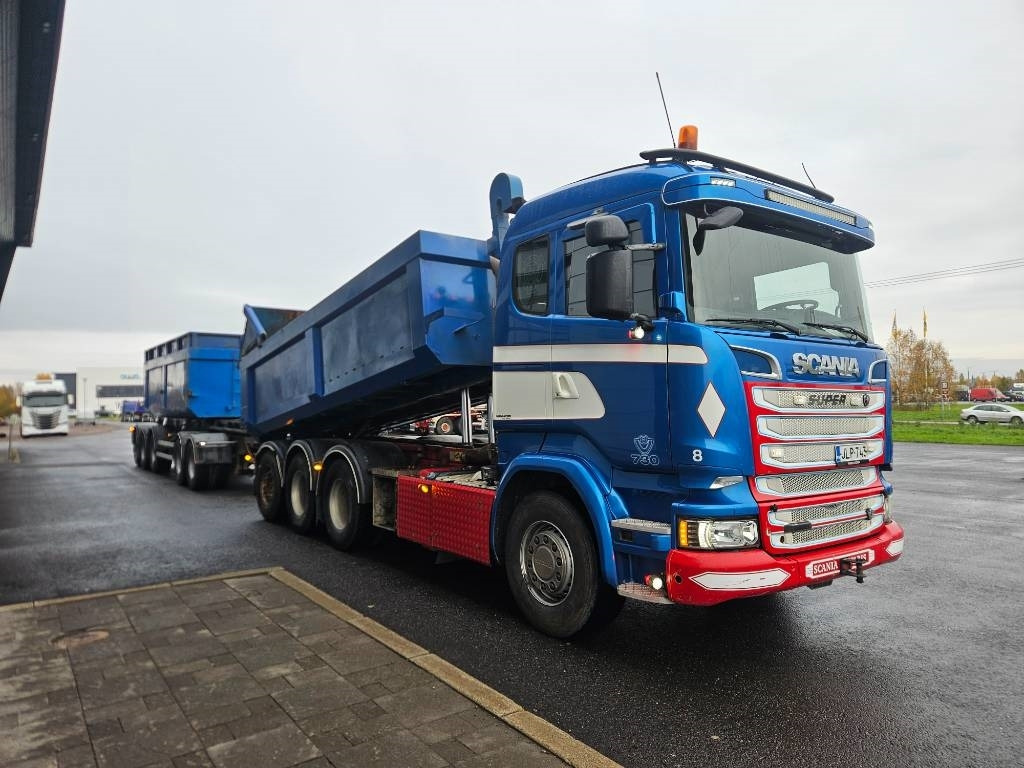 Scania R730 76tn kasettiyhdistelmä - Camion benne: photos 2 Scania R730 76tn kasettiyhdistelmä - Camion benne: photos 2