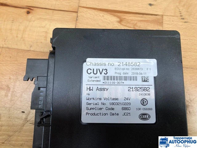 Scania CUV3 unit, 2436775, 2192582, 2632613, 2765788, 2706148, 2765789, 2785662 - Système électrique pour Camion: photos 1 Scania CUV3 unit, 2436775, 2192582, 2632613, 2765788, 2706148, 2765789, 2785662 - Système électrique pour Camion: photos 1