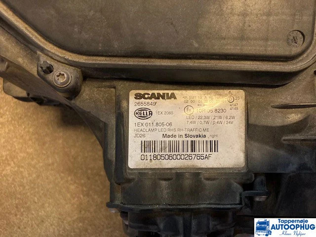 Scania N.G.S Headlamp RH LH P/N: 2655849 / 2655848 - Système électrique pour Camion: photos 1 Scania N.G.S Headlamp RH LH P/N: 2655849 / 2655848 - Système électrique pour Camion: photos 1