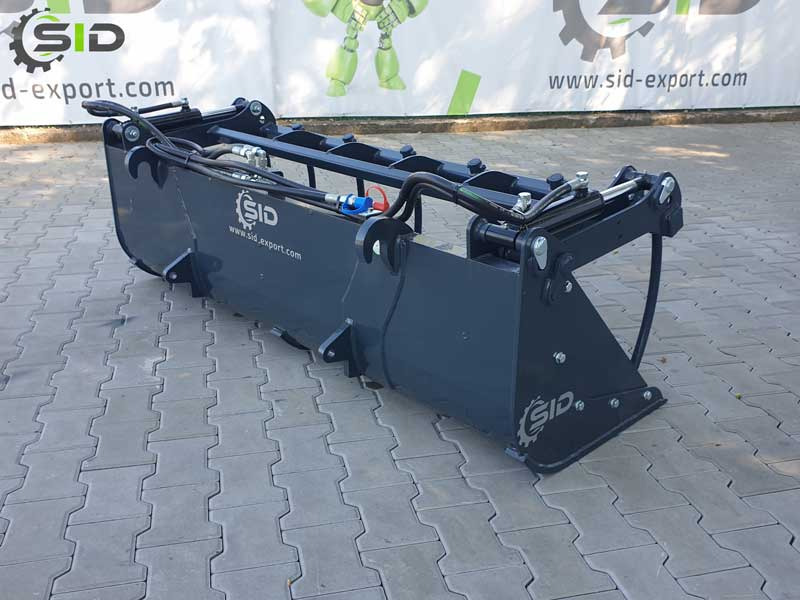 SID Greifschaufel Krokodilschaufel Silagegreifer S / Godet Crocodile BMS S / Grab bucket forged tines S 1,2 m - Benne preneuse pour Benne preneuse: photos 5 SID Greifschaufel Krokodilschaufel Silagegreifer S / Godet Crocodile BMS S / Grab bucket forged tines S 1,2 m - Benne preneuse pour Benne preneuse: photos 5