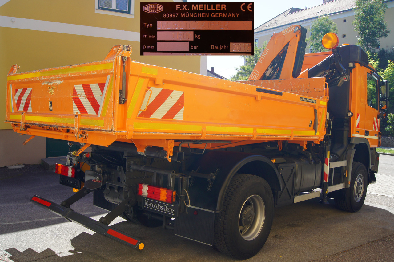 MERCEDES-BENZ ACTROS 1836 /4x4/TÜV/FASSI 110/MEILLER/Winterdienst/Wechselsystem - Engin de déneigement: photos 4 MERCEDES-BENZ ACTROS 1836 /4x4/TÜV/FASSI 110/MEILLER/Winterdienst/Wechselsystem - Engin de déneigement: photos 4