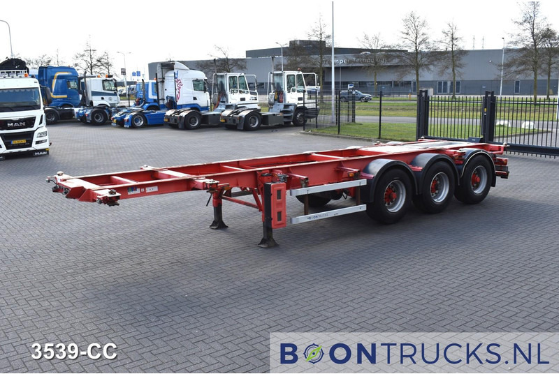 Burg BPO 12-27 CCXGX-00 TANK CHASSIS | 20-30ft * 3800 Kg * NL TRAILER - Semi-remorque porte-conteneur/ Caisse mobile: photos 5 Burg BPO 12-27 CCXGX-00 TANK CHASSIS | 20-30ft * 3800 Kg * NL TRAILER - Semi-remorque porte-conteneur/ Caisse mobile: photos 5