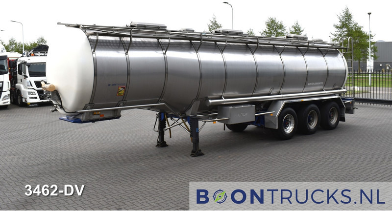 Burg BPO 12-27 Z TANK | 32,7 M³ * 3 COMP. * FOOD * STAINLESS STEEL * APK 05-2025 - Semi-remorque citerne: photos 5 Burg BPO 12-27 Z TANK | 32,7 M³ * 3 COMP. * FOOD * STAINLESS STEEL * APK 05-2025 - Semi-remorque citerne: photos 5