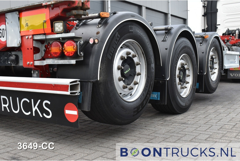 Semi-remorque porte-conteneur/ Caisse mobile D-Tec FLEXITRAILER | 2x20-30-40-45ft HC * 2x LIFT AXLE * 2x EXTENDABLE * NL TRAILER * APK 09-2026: photos 8