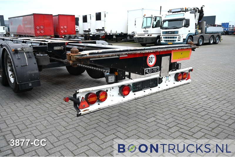 Semi-remorque porte-conteneur/ Caisse mobile D-Tec FLEXITRAILER LS | 2x20-30-40-45ft HC * 2x LIFT AXLE * BPW / DISC * 2x EXTENDABLE: photos 13