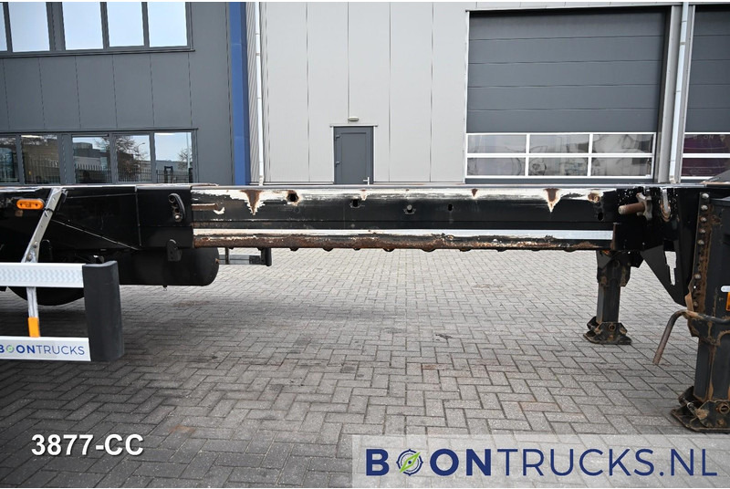 Semi-remorque porte-conteneur/ Caisse mobile D-Tec FLEXITRAILER LS | 2x20-30-40-45ft HC * 2x LIFT AXLE * BPW / DISC * 2x EXTENDABLE: photos 9