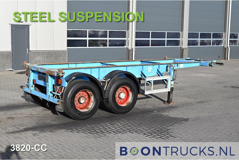 KOHLER CS 20/2 CHASSIS | 20ft * STEEL SUSPENSION * SAF DRUM - Semi-remorque porte-conteneur/ Caisse mobile: photos 1 KOHLER CS 20/2 CHASSIS | 20ft * STEEL SUSPENSION * SAF DRUM - Semi-remorque porte-conteneur/ Caisse mobile: photos 1