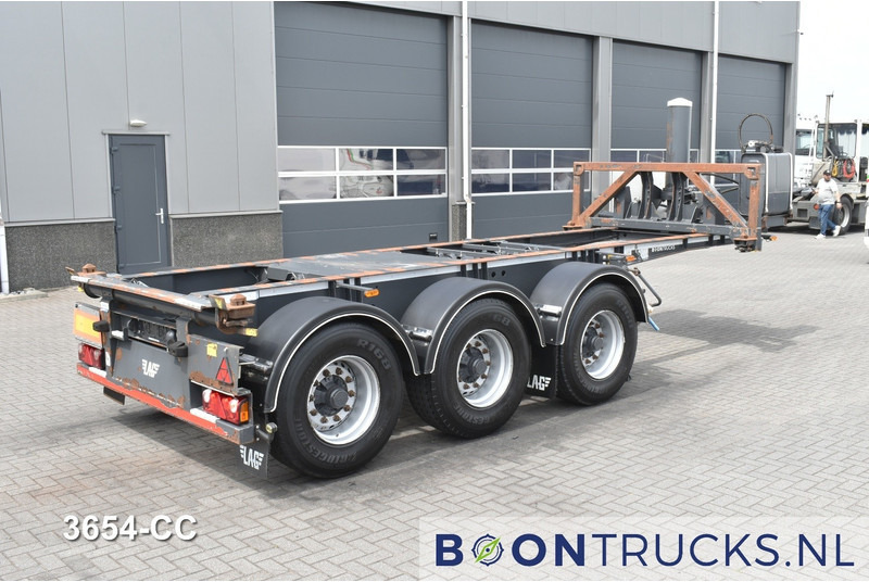 LAG O-3-CC | 20ft TIPPING CHASSIS * 24v SELF SUPPORT * LIFT AXLE * BPW / DISC - Semi-remorque porte-conteneur/ Caisse mobile: photos 1 LAG O-3-CC | 20ft TIPPING CHASSIS * 24v SELF SUPPORT * LIFT AXLE * BPW / DISC - Semi-remorque porte-conteneur/ Caisse mobile: photos 1